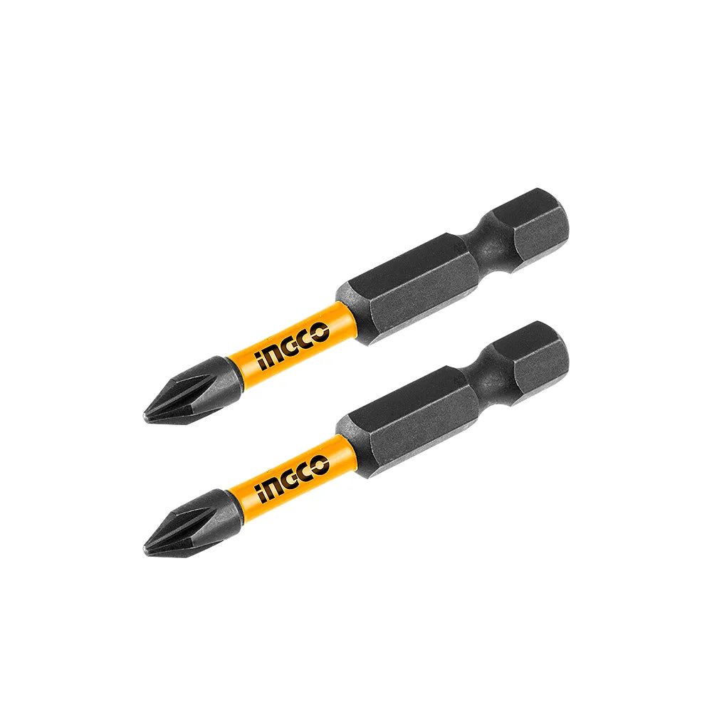 INGCO IMPACT  SCREWDRIVER BIT - 50MM - 2PCS/SET