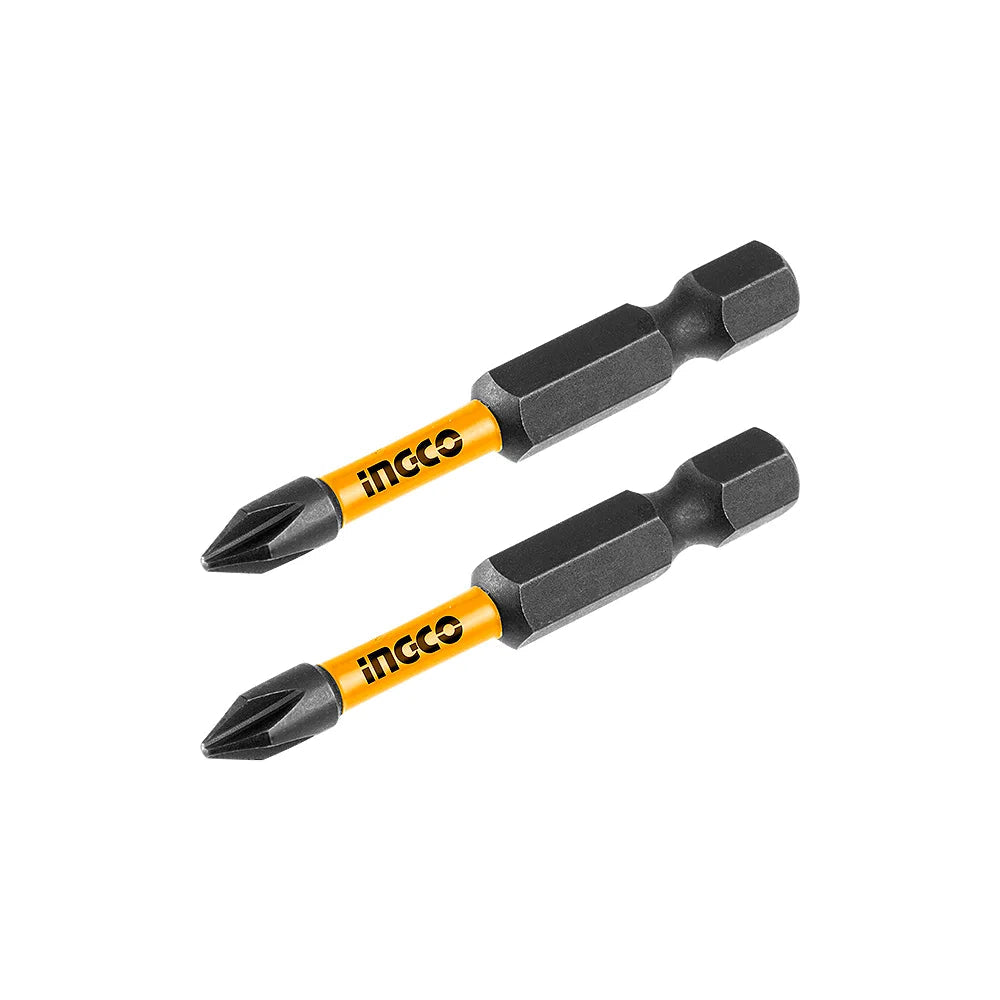 INGCO IMPACT  SCREWDRIVER BIT - 50MM - 2PCS/SET