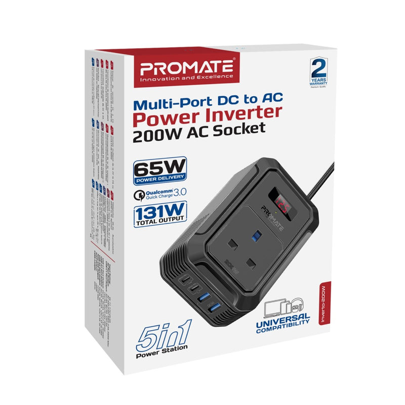 PROMATE Inverto-200W PRO-Inverto-200W