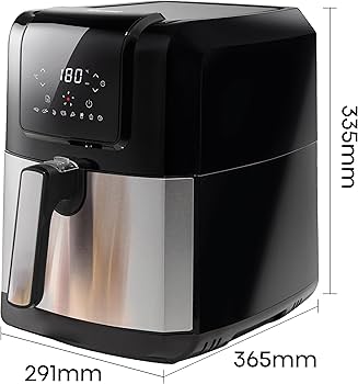 HISENSE AIRFRYER 5.5L FOR THE POT-3.3L FOR FRYING BASKET- TWO INDEPENDENT COOKING BASKET