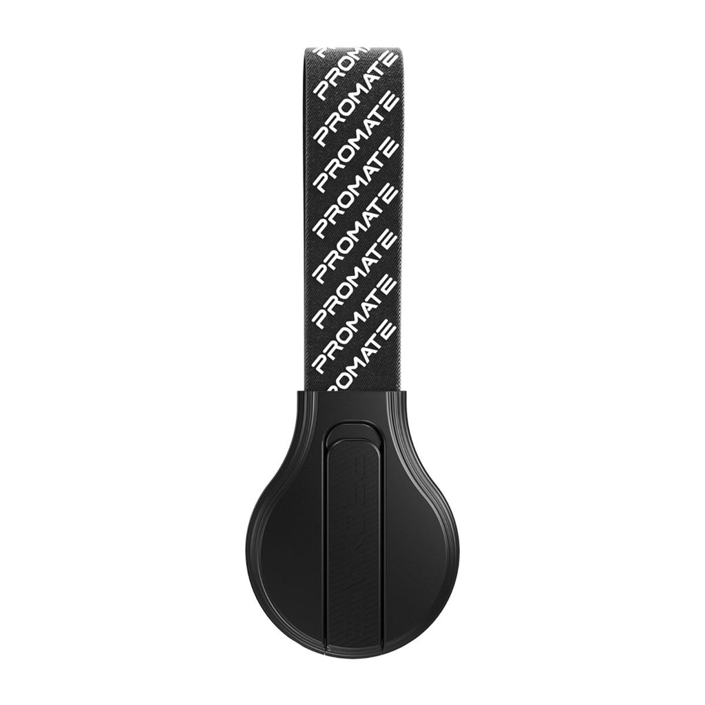 PROMATE KICKSTRAP-1.BLACK Ultra-Slim Multi-Function Finger Grip Stand PRO-HOLDER-KICKSTRAP-1.BLACK