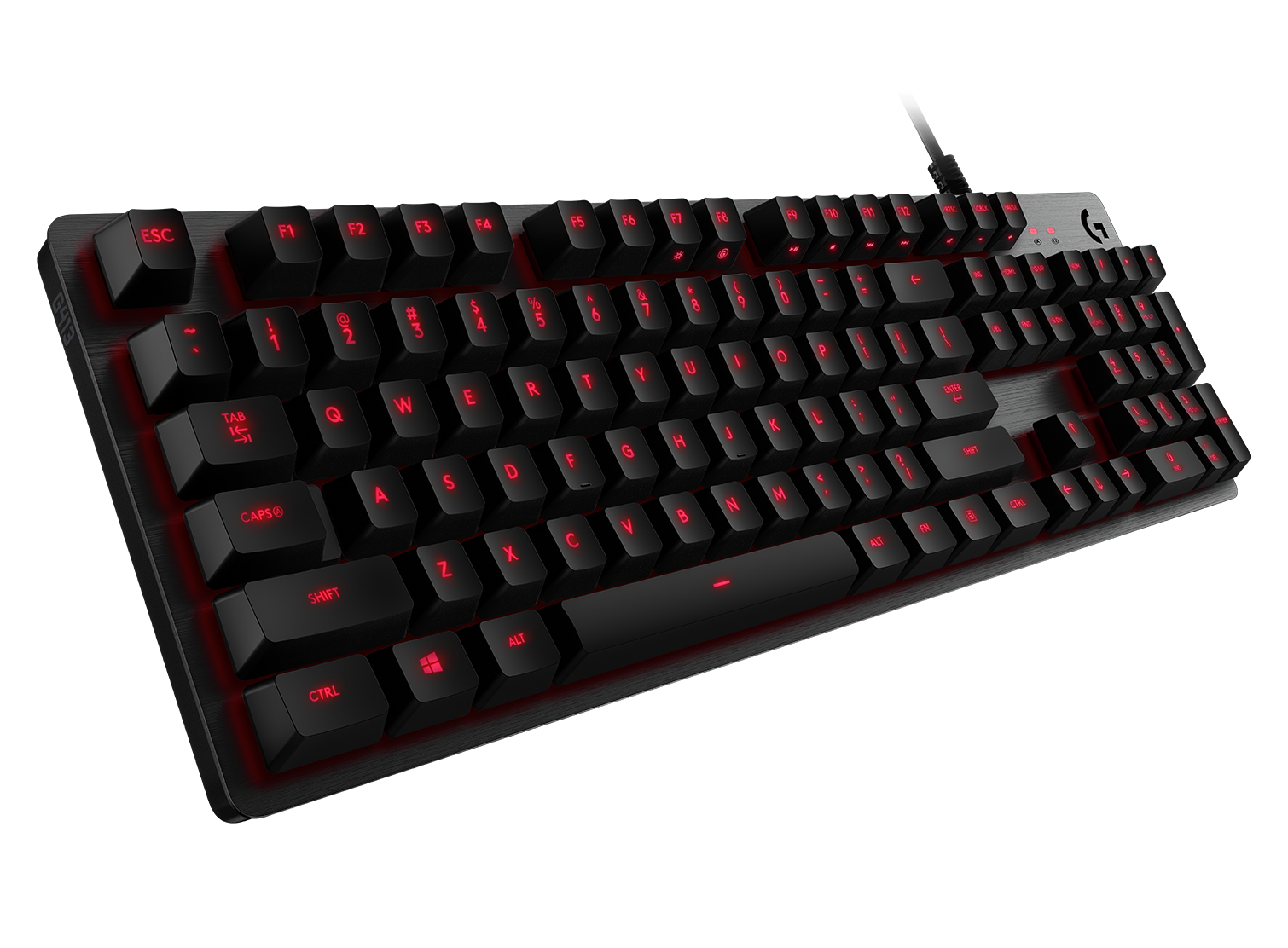Logitech G413 US INT'L Mechanical Gaming Keyboard - USB - Red LED