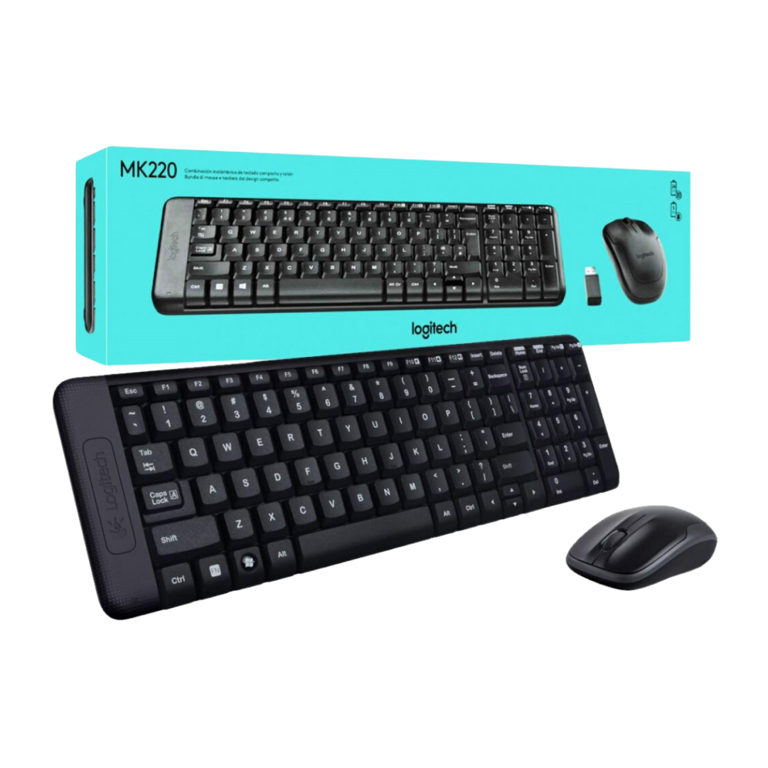 Logitech MK220 US INT'L USB Keyboard and Mouse Combo