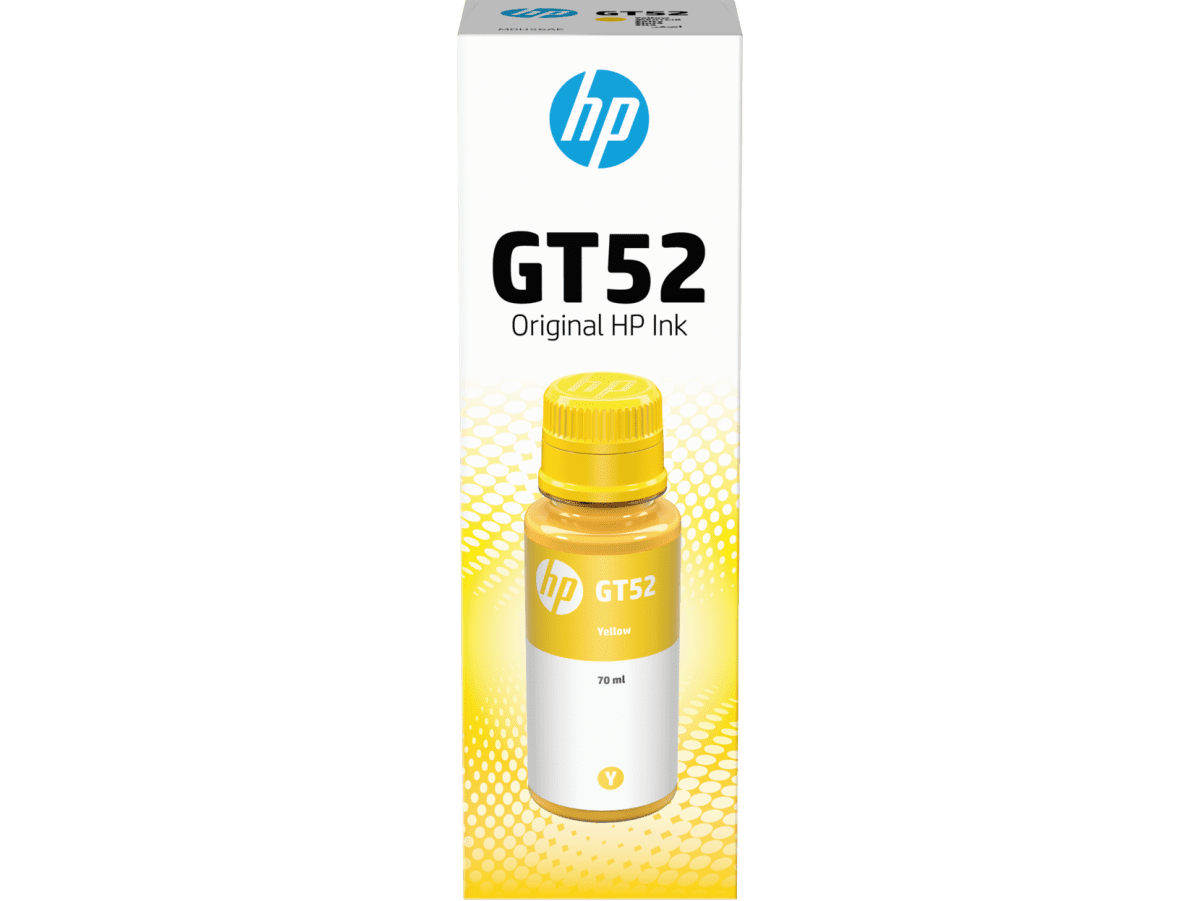 HP GT52 Yellow Original Ink Bottle