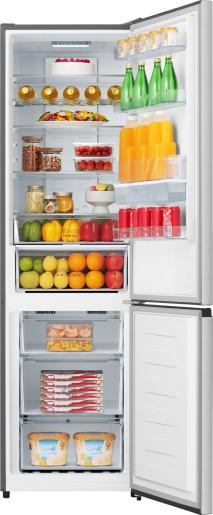 HISENSE REFRIGERATOR BOTTOM MOUNTED NO FROST ENERGY CLASS E 336 L  METAL BRILLANT