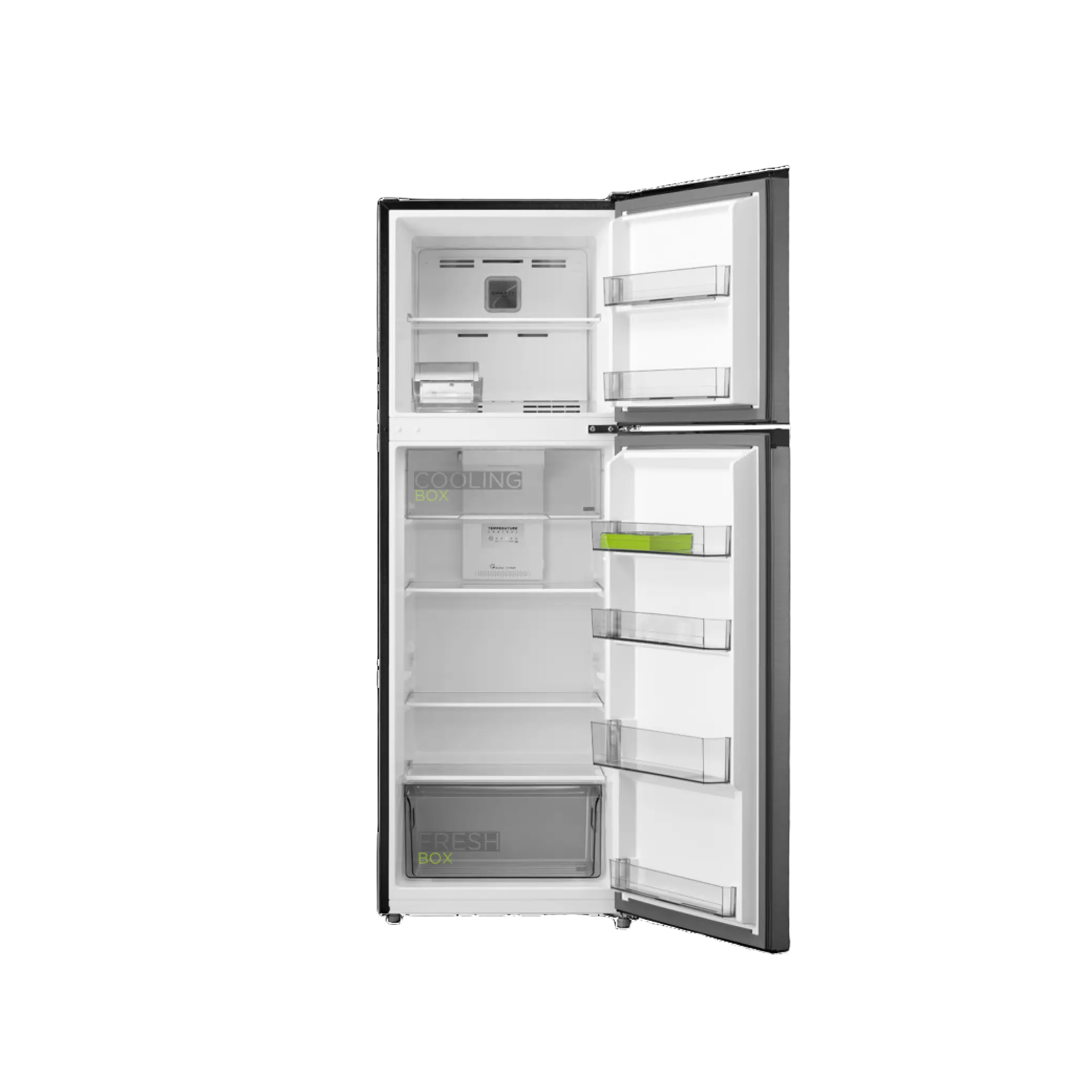 MIDEA REFRIGERATOR TOP MOUNT 266L BRU STEEL (HD-364FWEN)