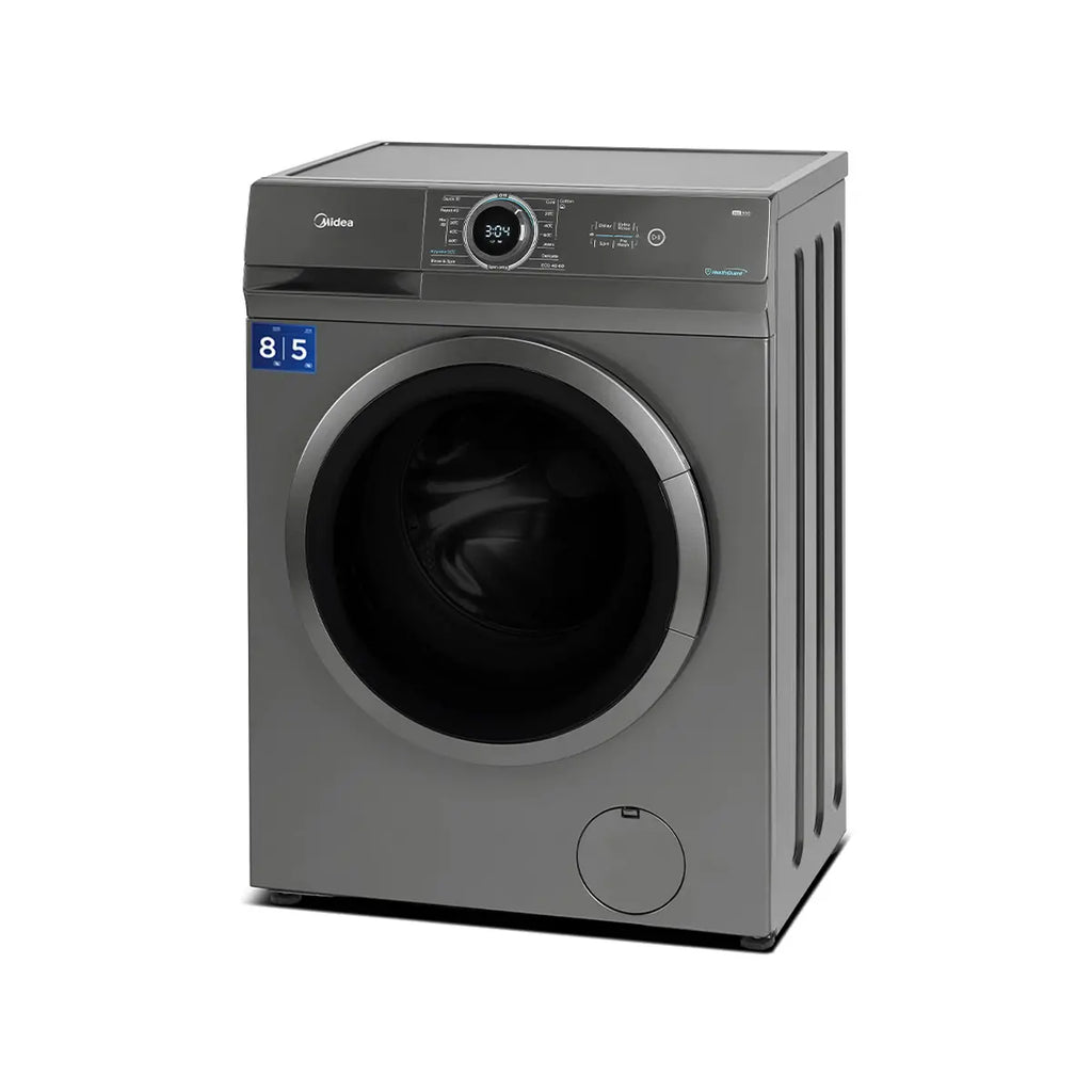 MIDEA WASHING MACHINE FRONT LOADING 8KG INVERTER WIFI TITANIUM GREY