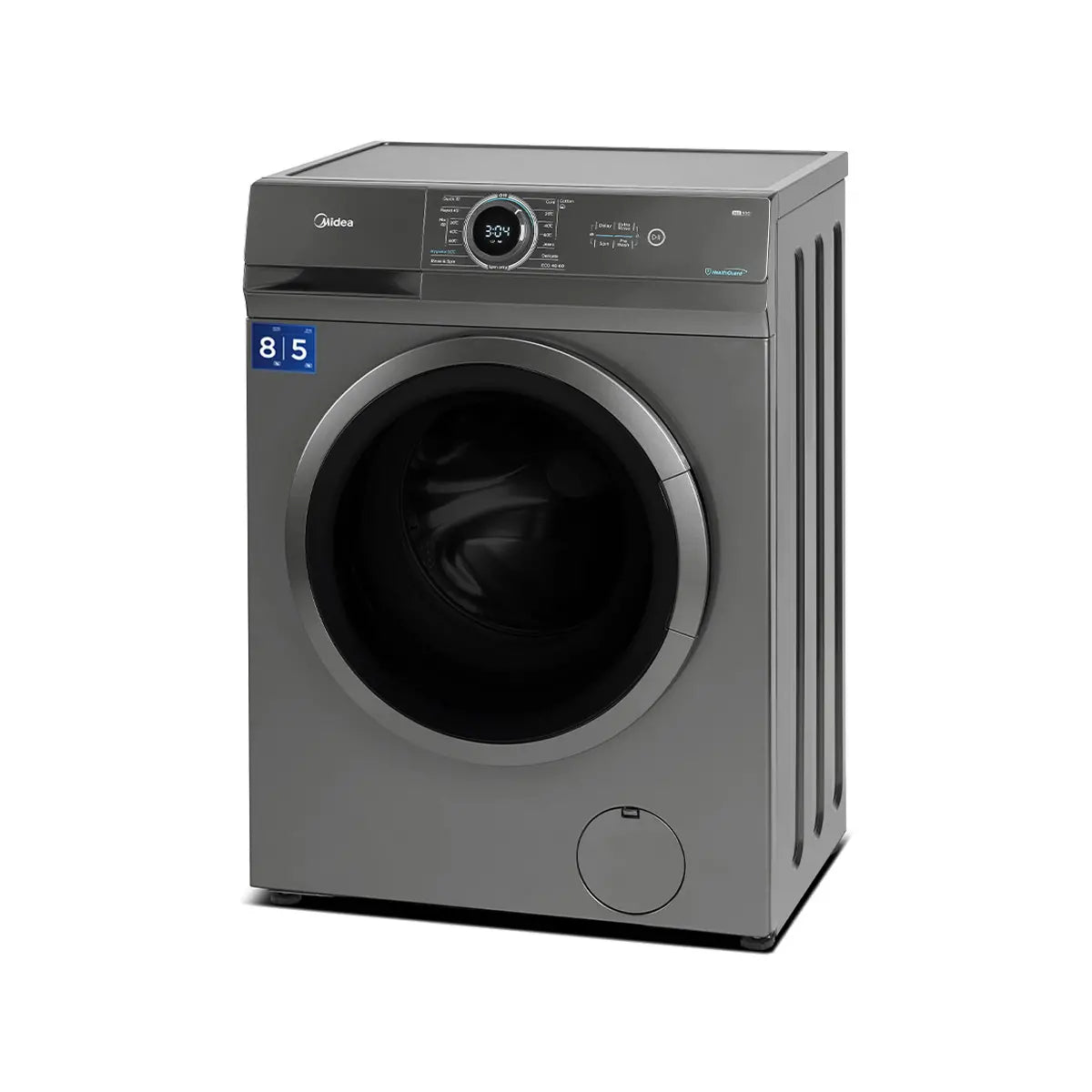 MIDEA WASHING MACHINE FRONT LOADING 8KG INVERTER WIFI TITANIUM GREY