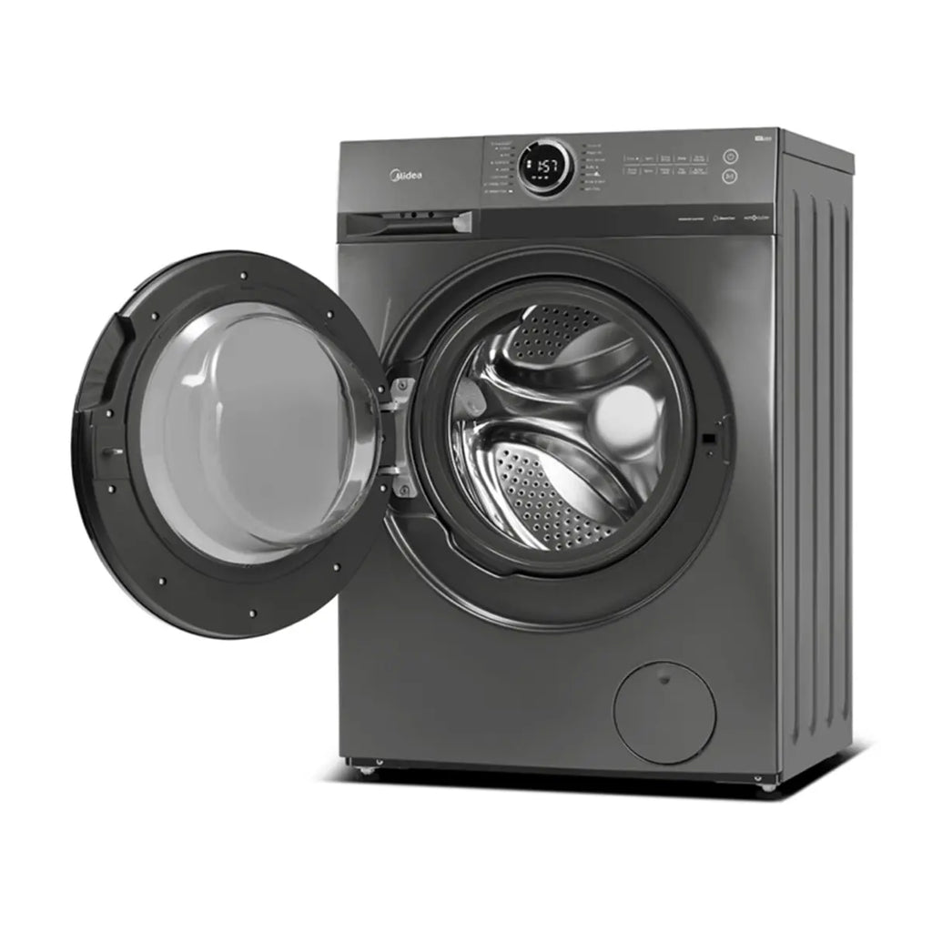 MIDEA WASHING MACHINE FRONT LOADING 8KG INVERTER WIFI TITANIUM GREY