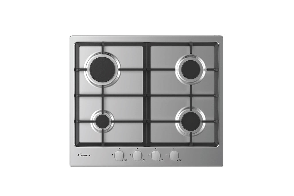 Candy 60cm Gas Hob - Stainless Steel CHG6BRX-LPG