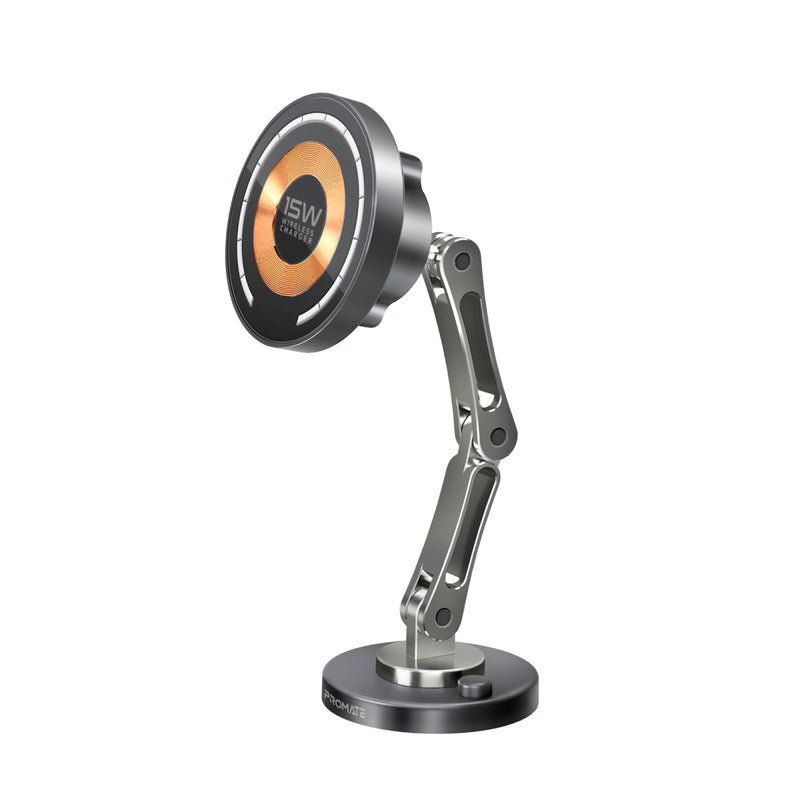 Promate MAGNUS-QI SecureGrip 360 Cradleless 15W Magsafe Compatible Wireless Car Charger PRO-CH-MAGNUS-QI