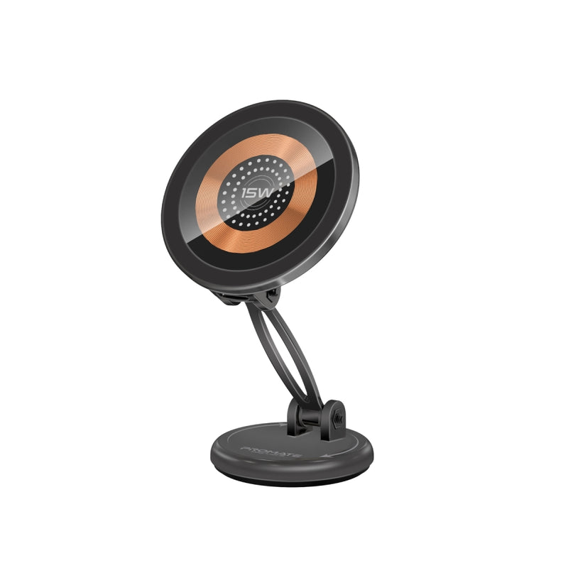 Promate MAGNUS-QI SecureGrip 360 Cradleless 15W Magsafe Compatible Wireless Car Charger PRO-CH-MAGNUS-QI