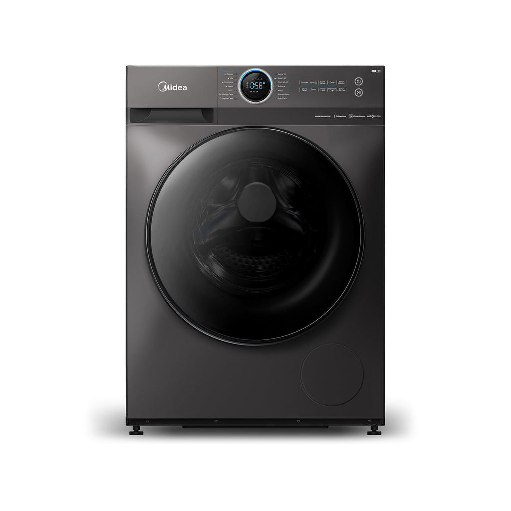 MIDEA WASHING MACHINE FRONT LOADING 8KG INVERTER WIFI TITANIUM GREY
