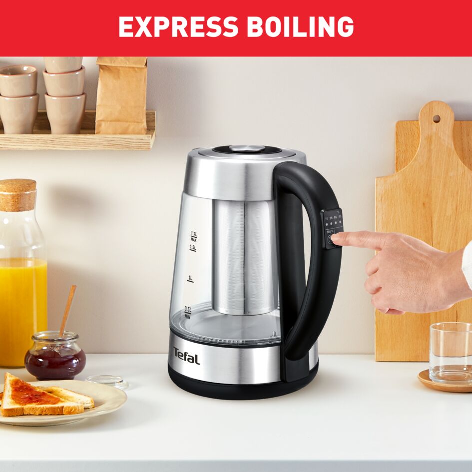 TEFAL KETTLE-TEA MAKER 2 IN 1 BJ750D10