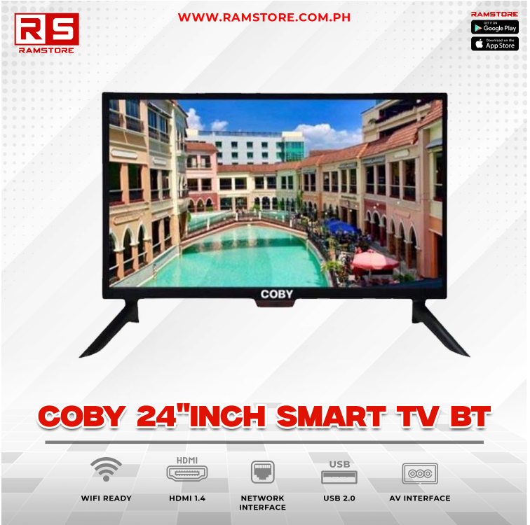 STA TV Coby 24"inch Smart TV BT