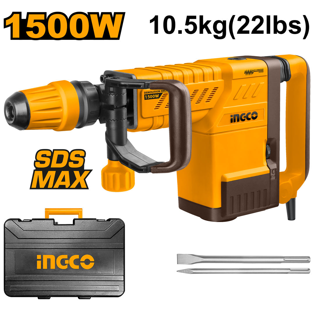 INGCO DEMOLITION BREAKER SDS-MAX  1500 W PDB15006