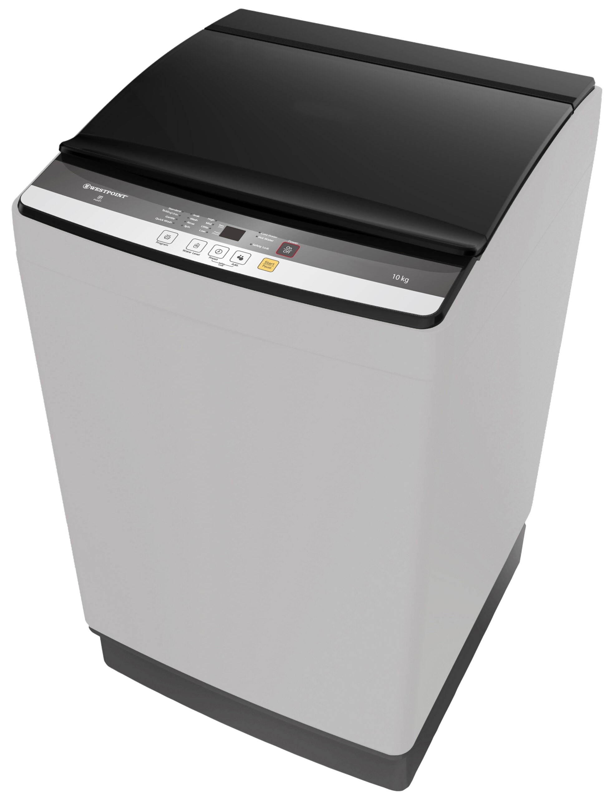WESTPOINT WASHING MACHINE TOP LOADER 10KG SILVER WLX10120PS