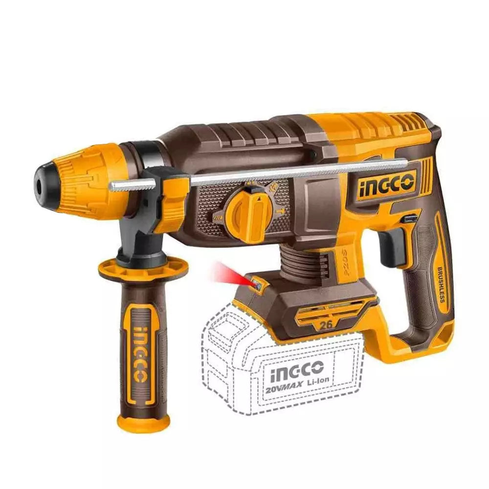 INGCO CORDLESS ROTARY HAMMER CRHLI262085