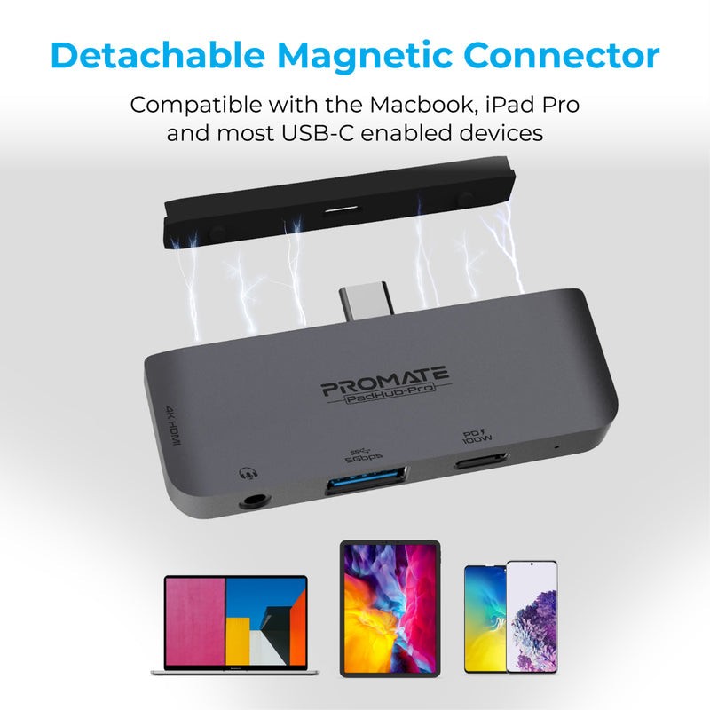 Promate PADHUB-PRO (USB-C, USB3.0, HDMI) PRO-HUB-PADHUB-PRO