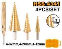 INGCO STEP DRILL BITS SET