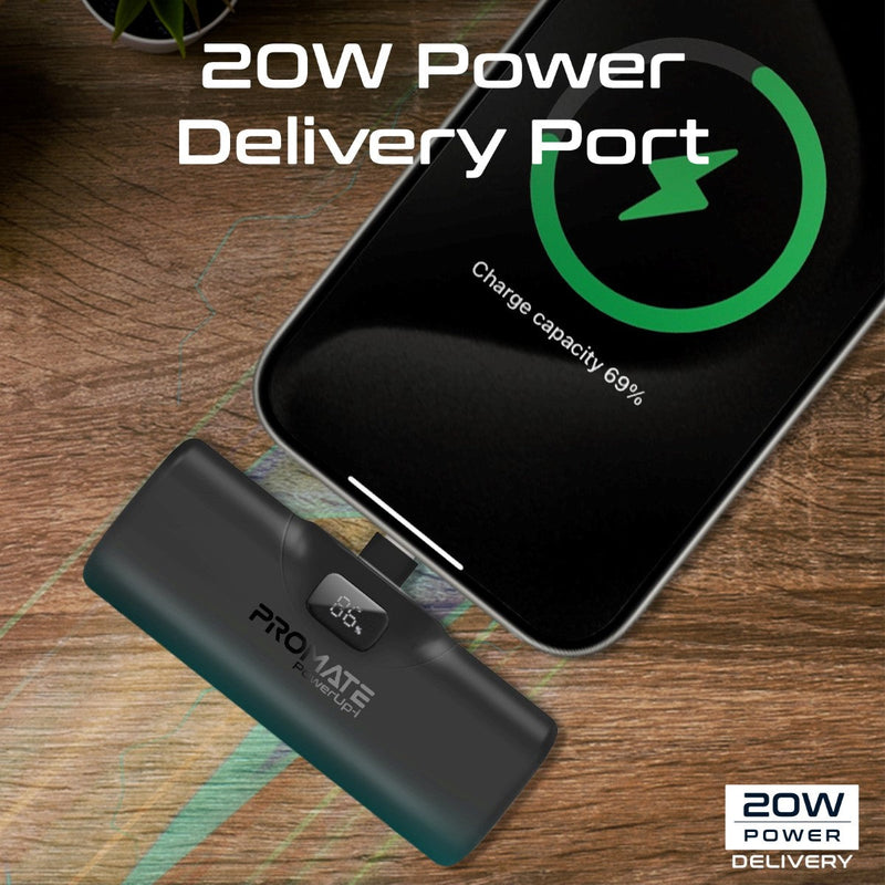 Promate Mobile Charger POWERUP-I.BLACK PRO-CH-POWERUP-I.BLACK
