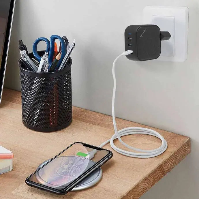 Powerology Gan Ultimate - EU Dual PD Charger PWCUQC019