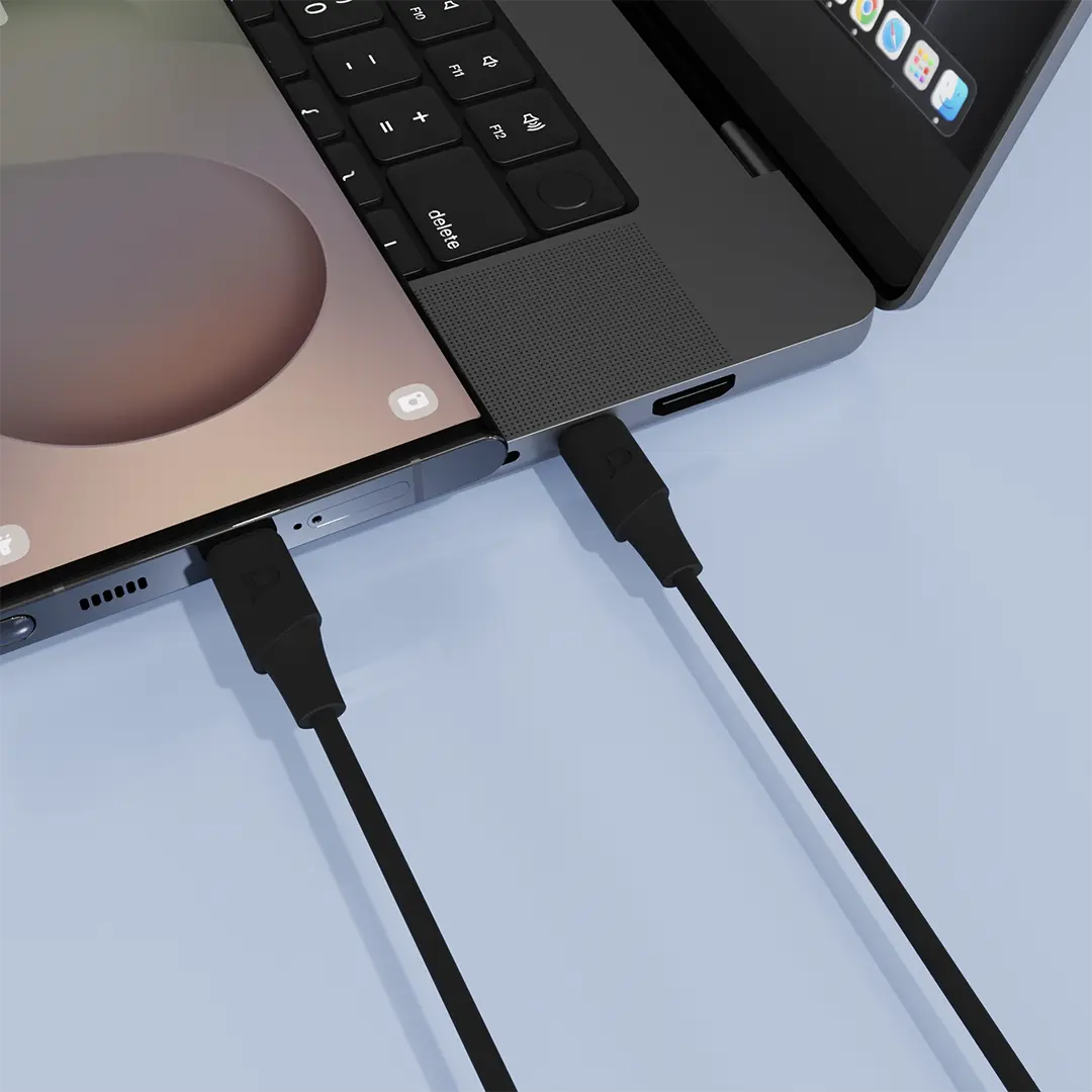 Powerology Sync Flex USB-C to USB-C PCAB014BK