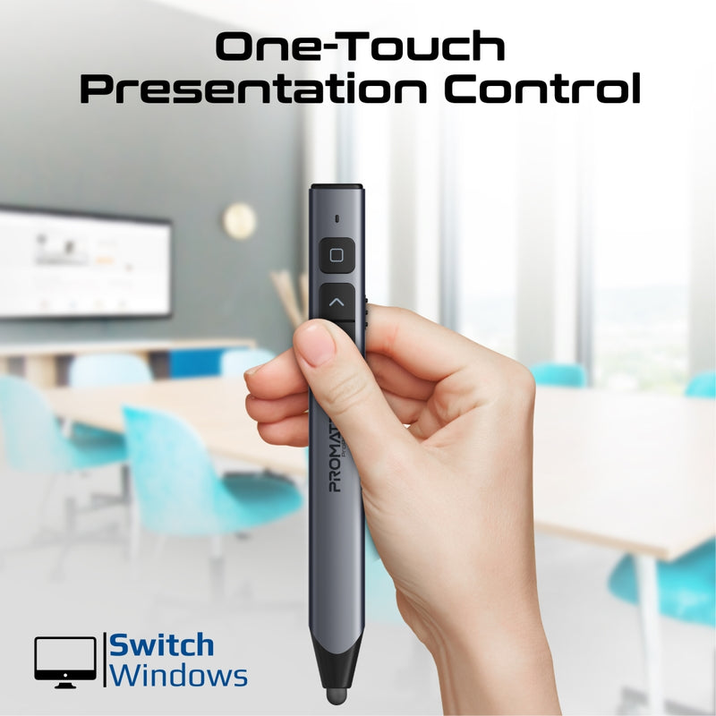 Promate Universal Intuitive Wireless Presenter with Stylus Pen (ProPointer-S) PRO-PR-PROPOINTER-S
