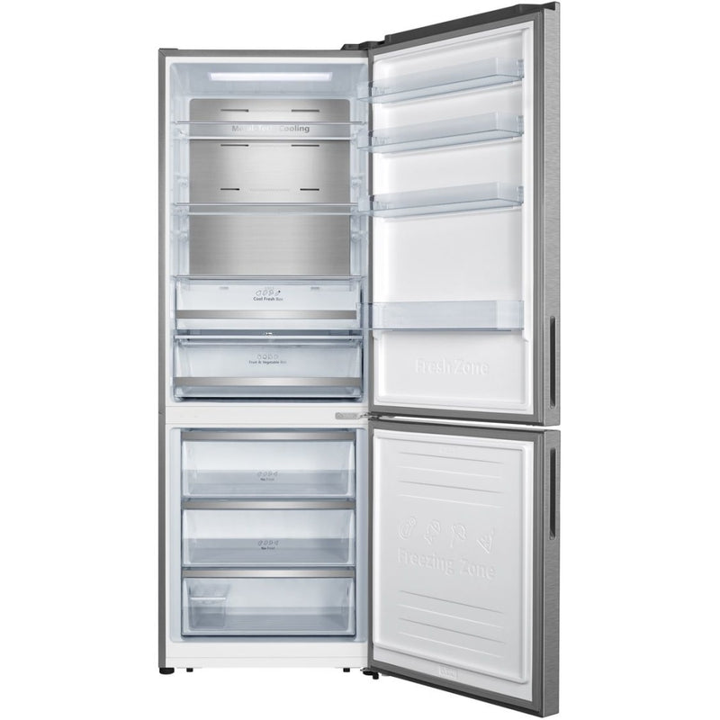 HISENSE REFRIGERATOR BOTTOM MOUNTED NO FROST ENERGY CLASS E 493 L  INOX