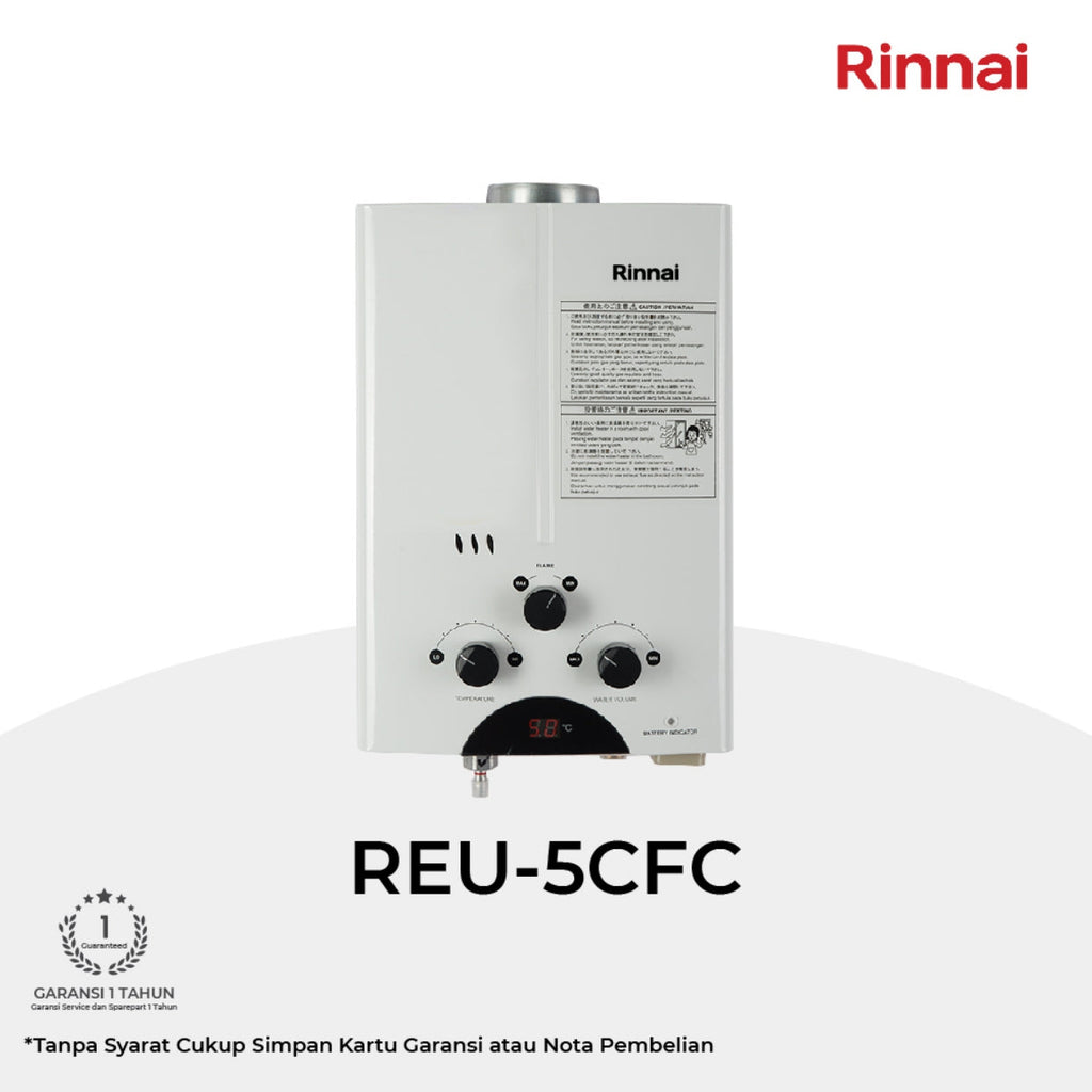 RINNAI GAS WATER HEATER 5L