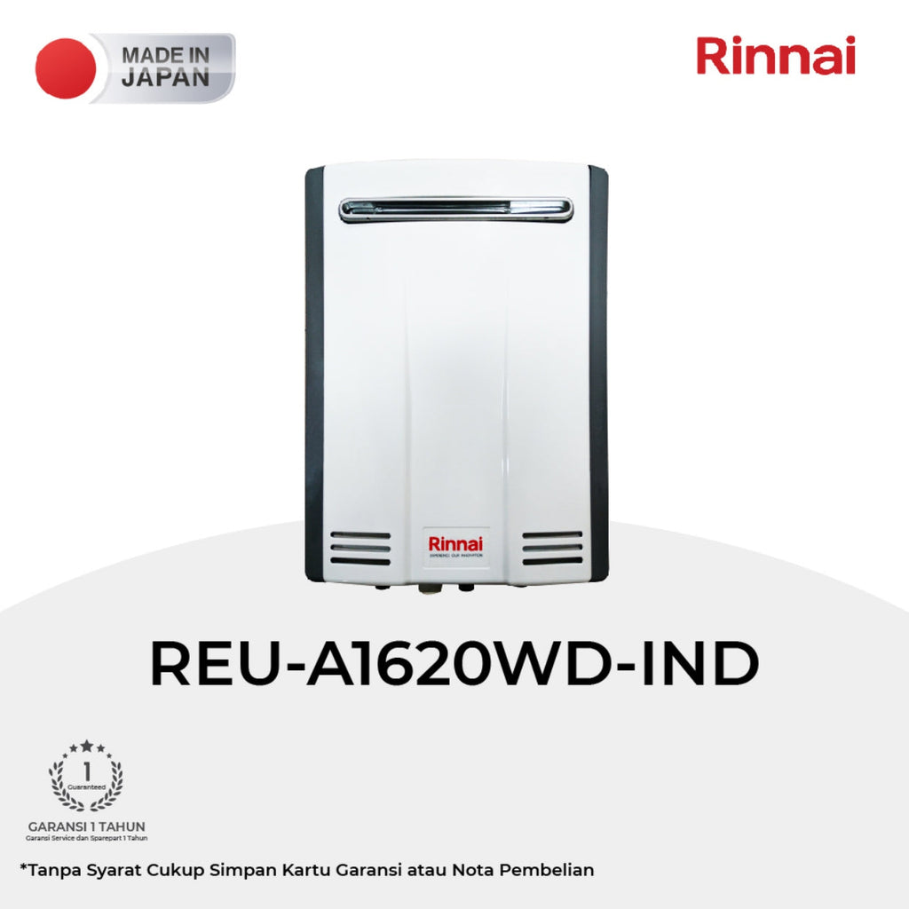 RINNAI GAS WATER HEATER 16L REU-A1620WD EXTERNAL
