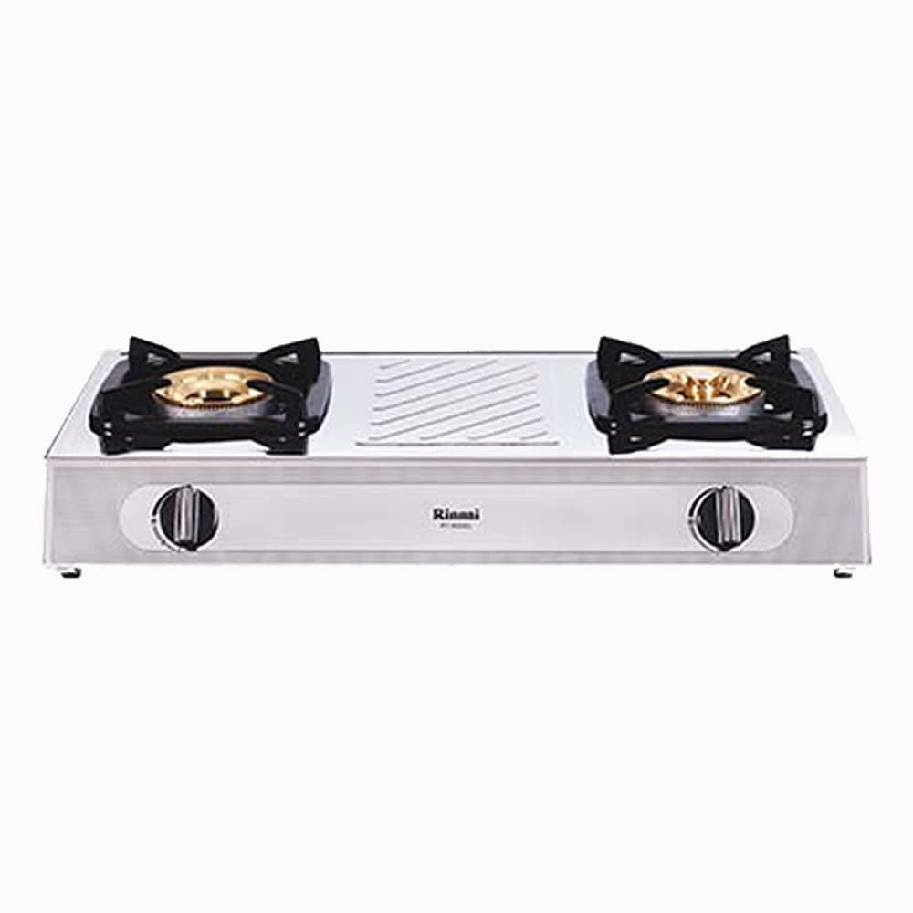 RINNAI GAS PLATE 2 BURNERS TOP PLATE:STAINLESS STEEL