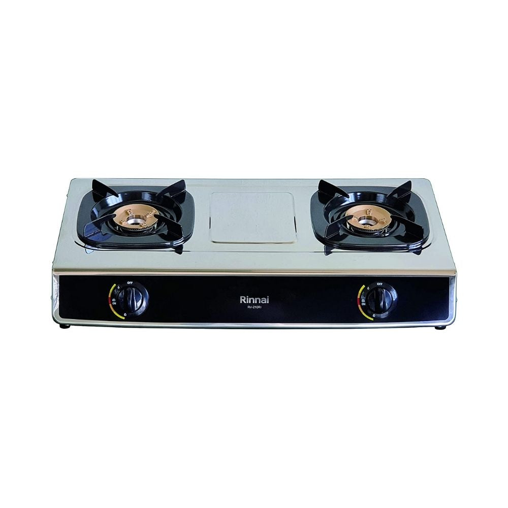 RINNAI GAS PLATE 2 BURNERS  TOP PLATE:STAINLESS STEEL