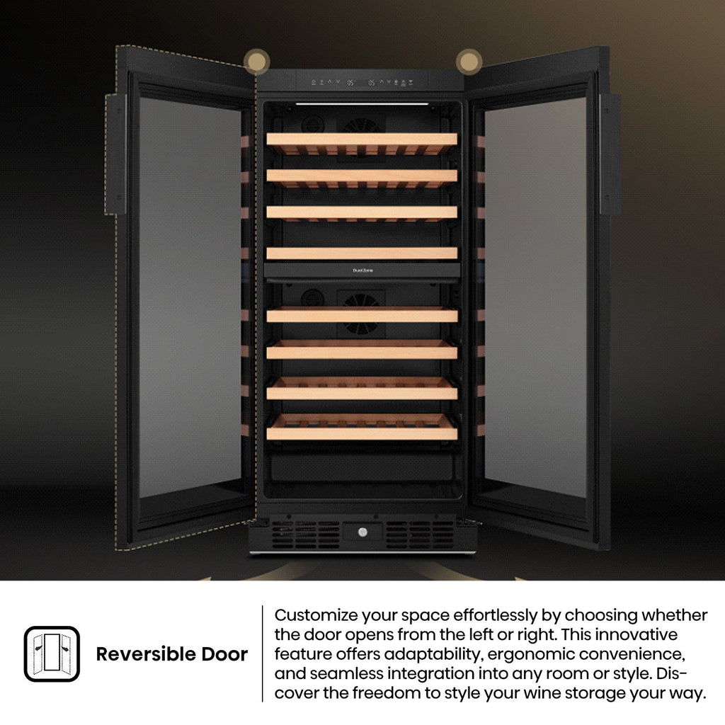 HISENSE 108 BOTTLES WINE COOLER; EURO F