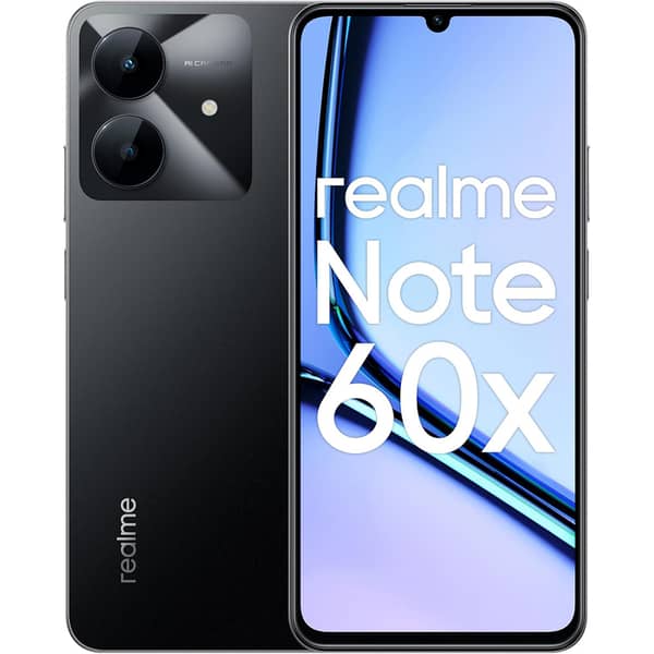 Realme Note 60x 3GB RAM 64GB Dual SIM 4G Marble Black RMX3938-3GB