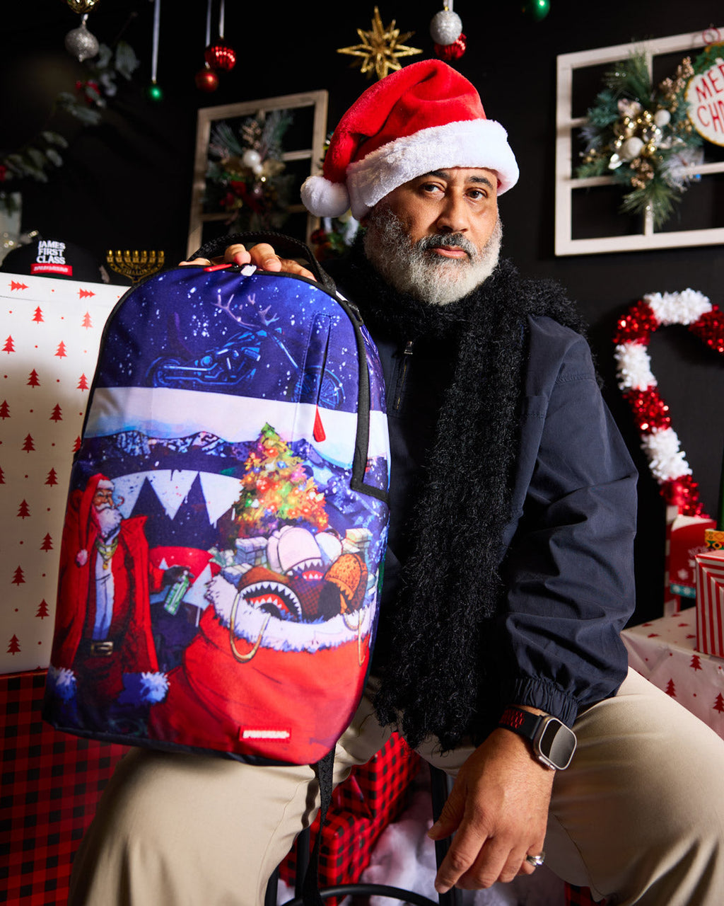 SANTA BIG BAG STACKS BACKPACK
