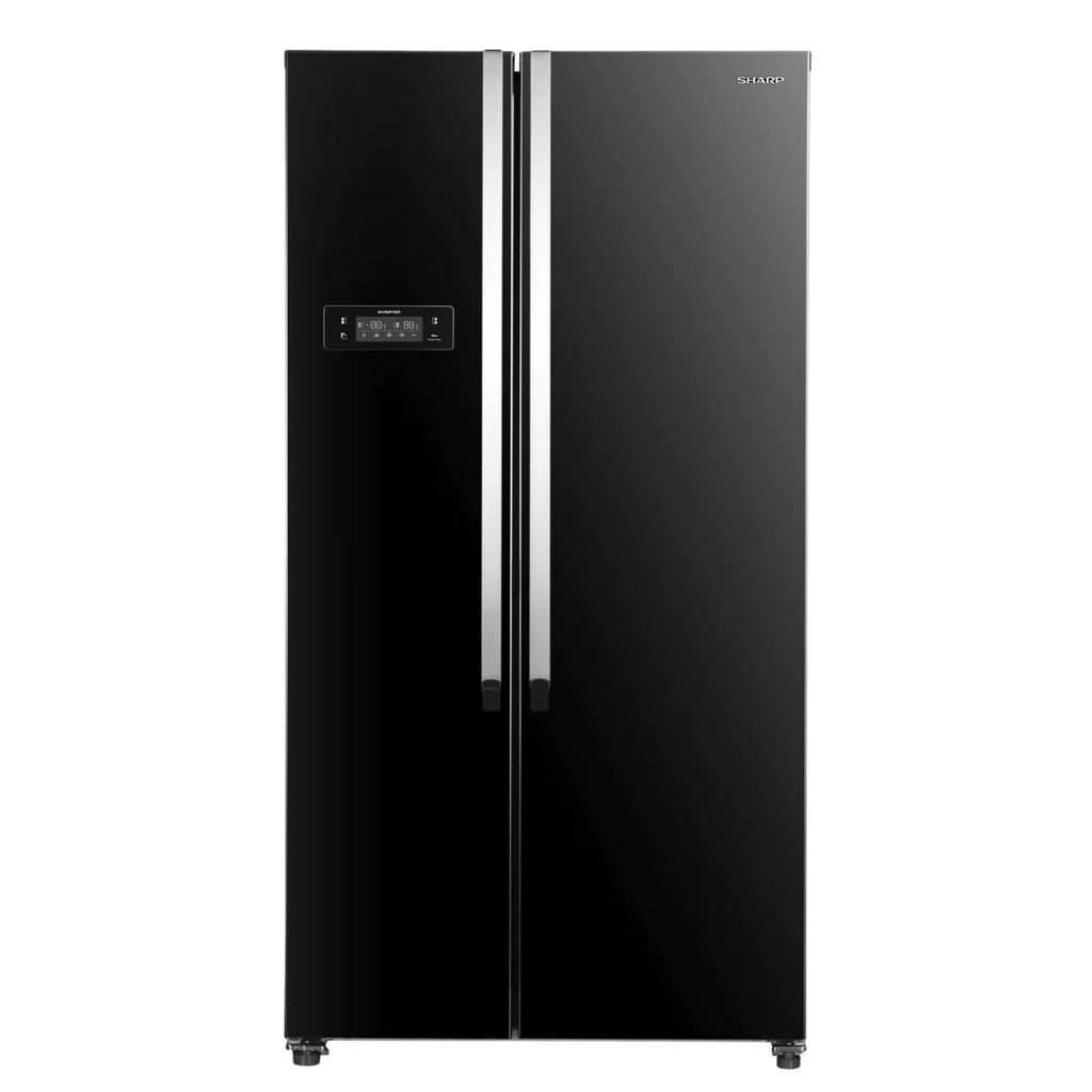 HISENSE REFRIGERATOR SIDE BY SIDE ENERGY CLASS F 508 L  BLACK