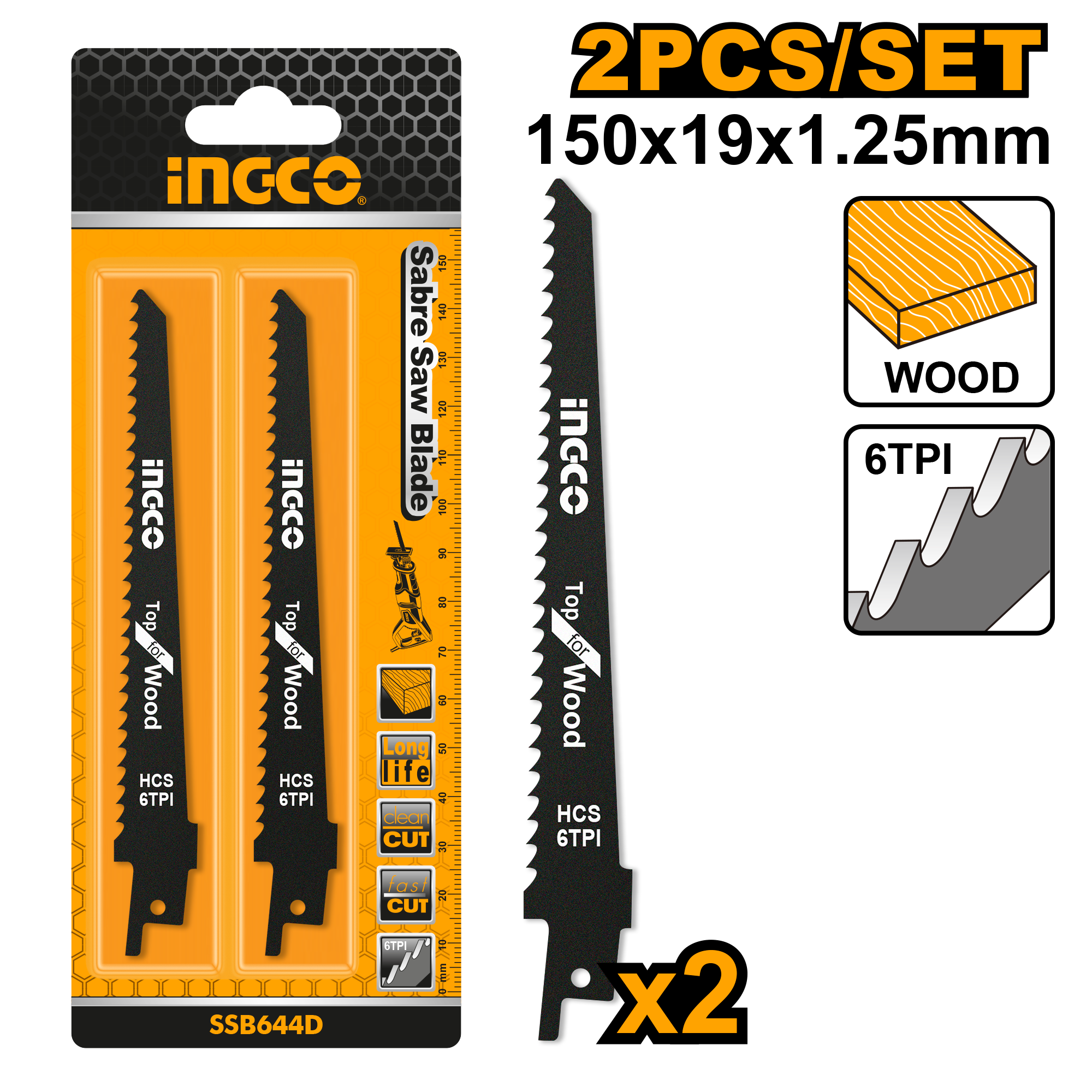 INGCO SABRE SAW BLADE