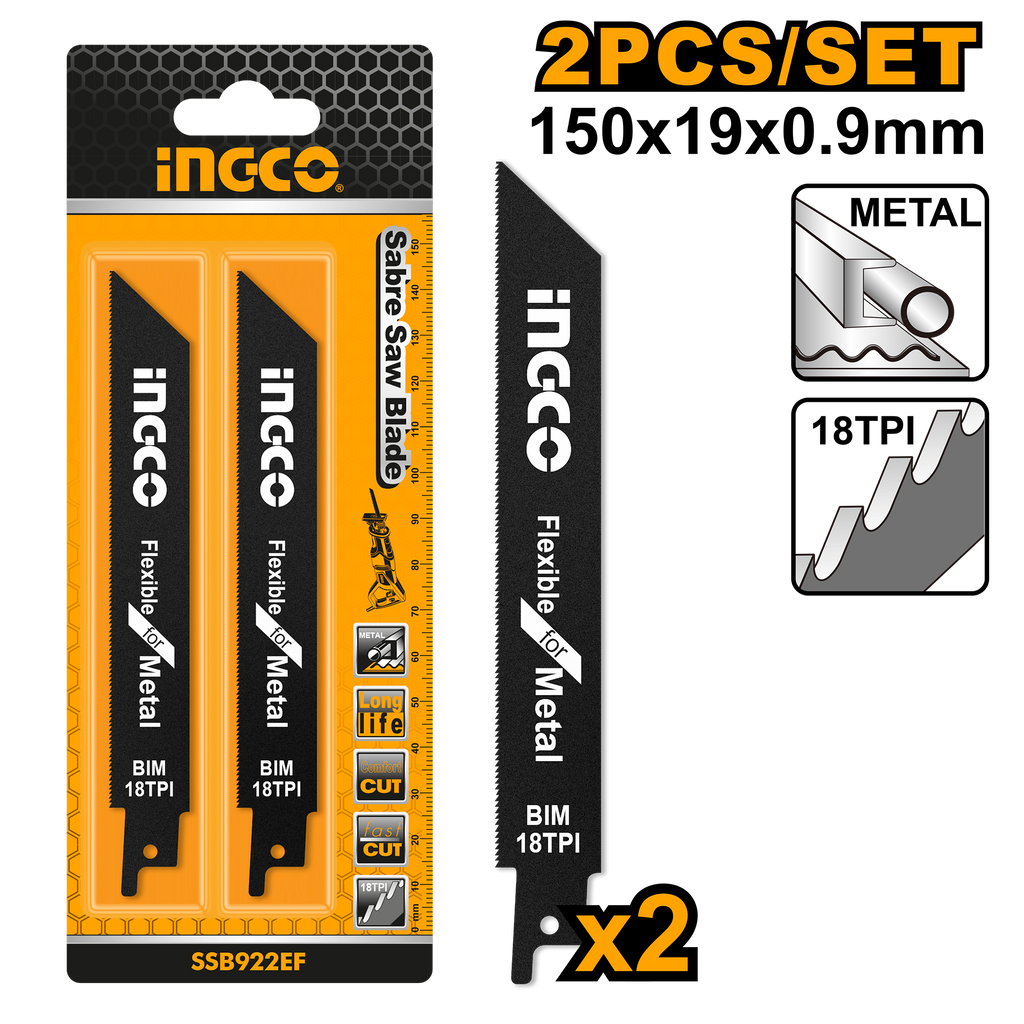 INGCO SABRE SAW BLADE SSB922EF