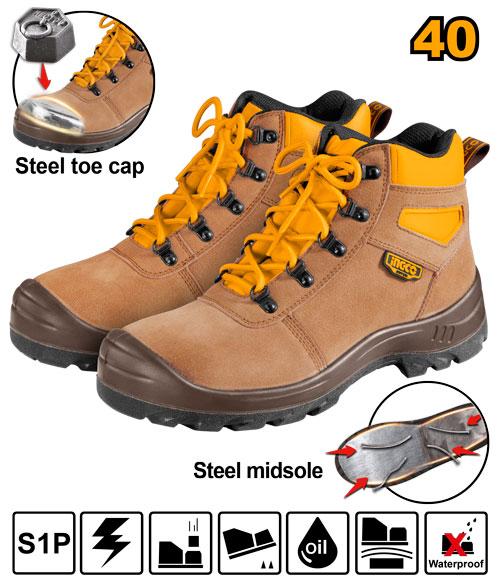 INGCO SAFETY BOOTS   40