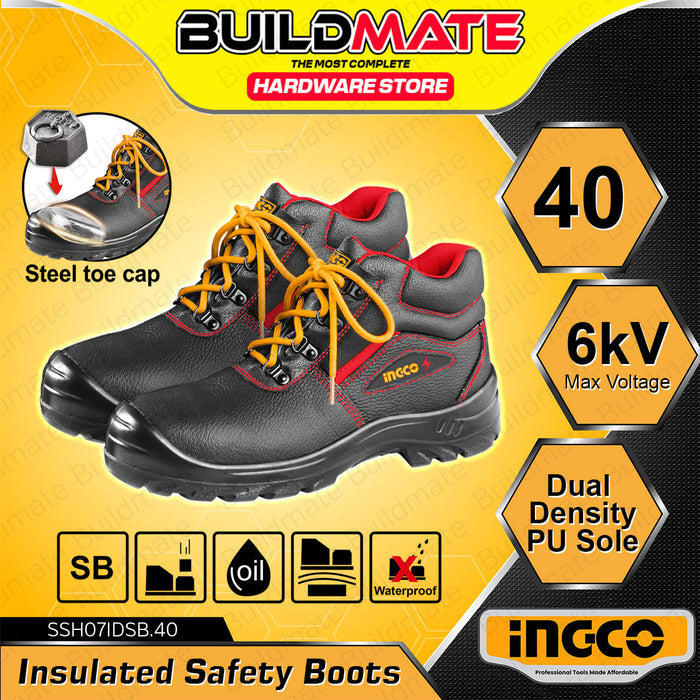 INGCO INSULATED SAFETY BOOTS - SIZE 40 SSH07IDSB.40