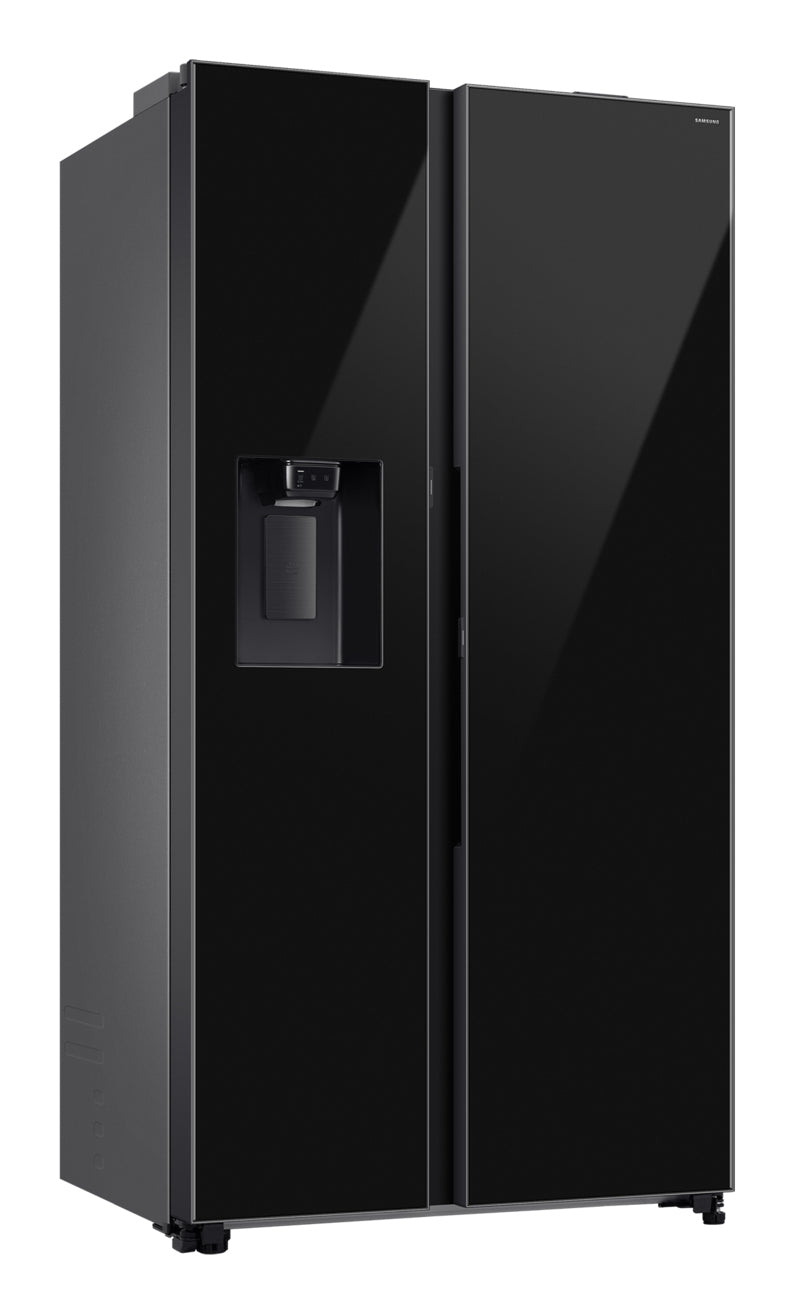 SAMSUNG REFRIGERATOR SIDE BY SIDE 634L CLEAN BLACK E SMART ICE MAKER AND WATER DISPENSER