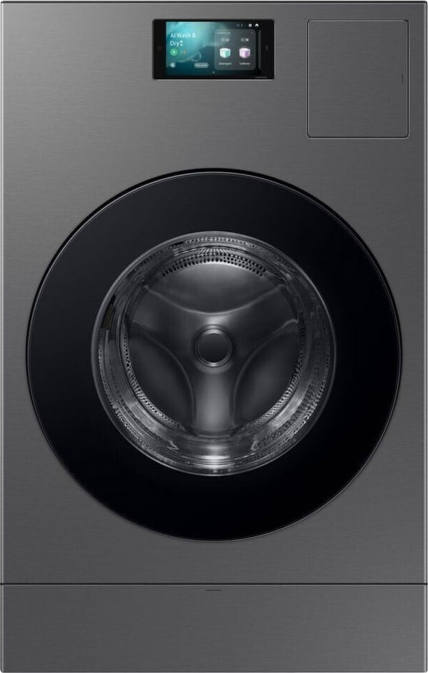 SAMSUNG WASHER 18KG/DRYER 11KG DARK SILVER STEEL WD18DB8995BZT2
