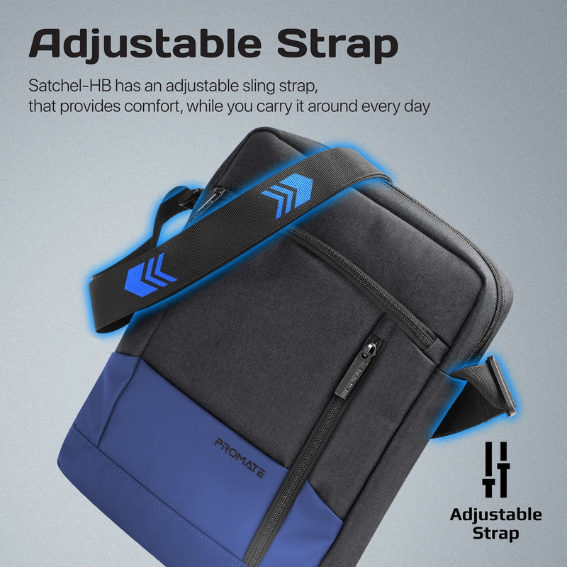 Promate Laptop Handbag (TRAVELPACK-S.BLUE) PRO-BG-TRAVELPACK-S.BLUE