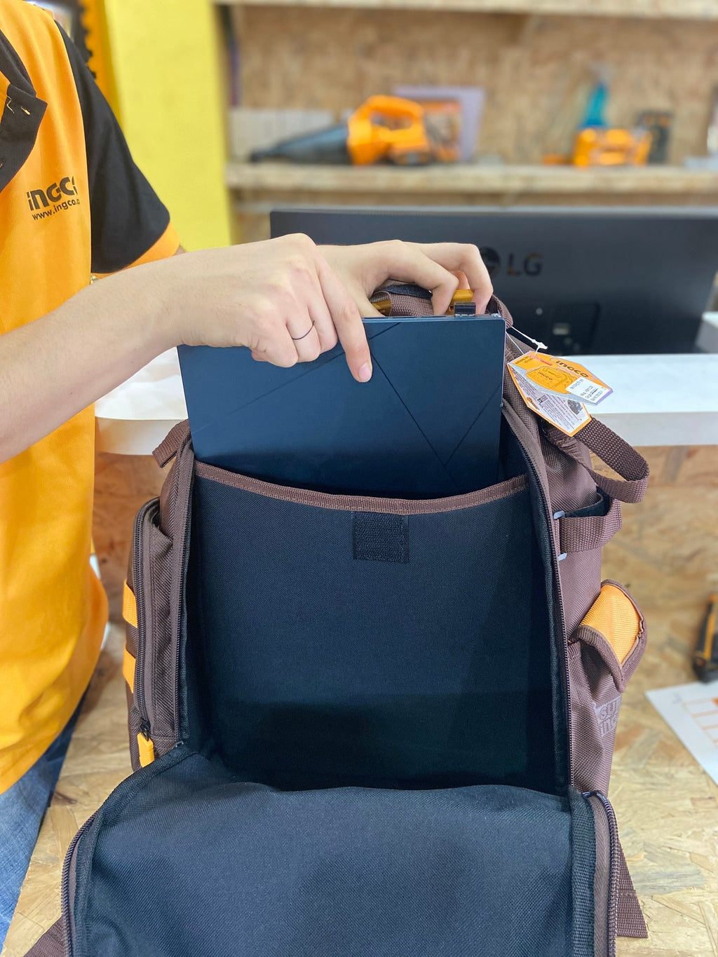 INGCO BACK PACK TOOL SET