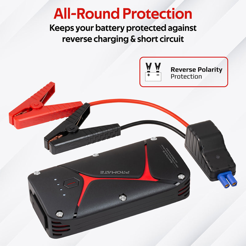 Promate 1200A/12V Heavy Duty Car Battery Booster with 16000mAh PowerBank (SPARKTANK‐16) PRO-CJ-SPARKTANK‐16