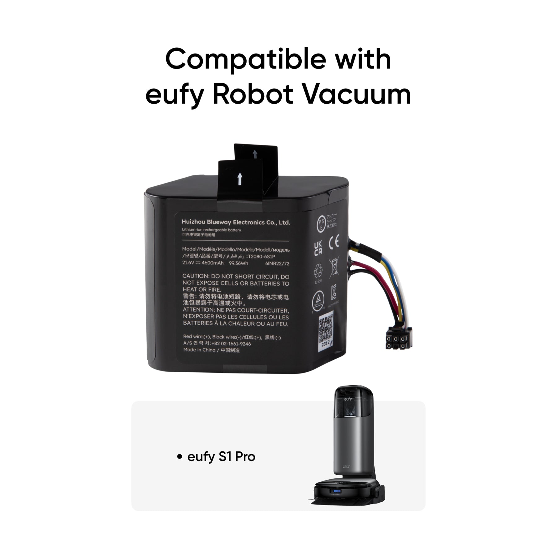 EUFY REPLACEMENT BATT (S1 PRO) T29J4111