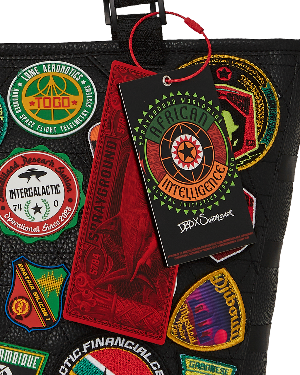A.I. THE 54 (PATCHES OF AFRICA) CARGO TOTE