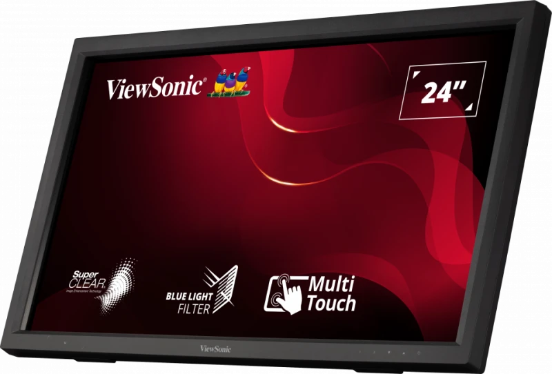 VIEWSONIC TD2423 24" TOUCH MONITOR, VGA/DVI/HDMI, FULL HD, 10-POINT TOUCH, IR TOUCH TD2423