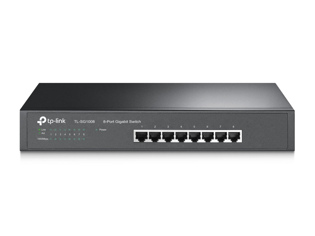TP-Link Switch 8Port Gigabit Rackmount (SG1008) NS-TP-SG1008-Rackmount